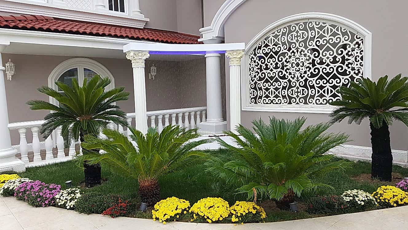 Bahçe duvar şelalesi